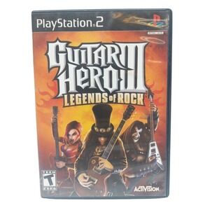 Guitar Hero III 3:‎ Legends of Rock PlayStation 2 PS2 Game